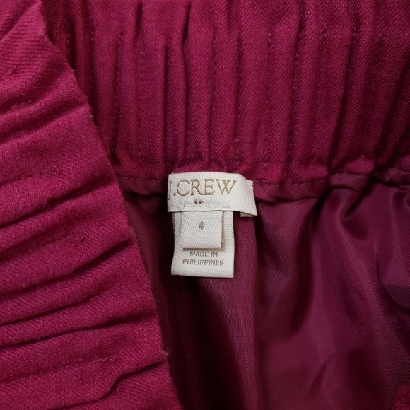 J. Crew Factory Pull-on Sidewalk Wool Blend Mini Skirt - Picture 4 of 6